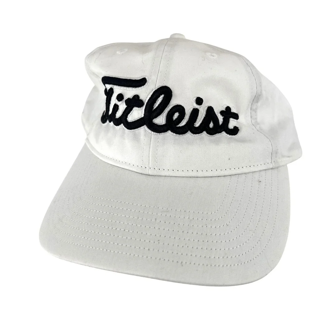 Titleist TSR Golf‎ Hat Cap White Gray Embroidered Adjustable Ponytail
